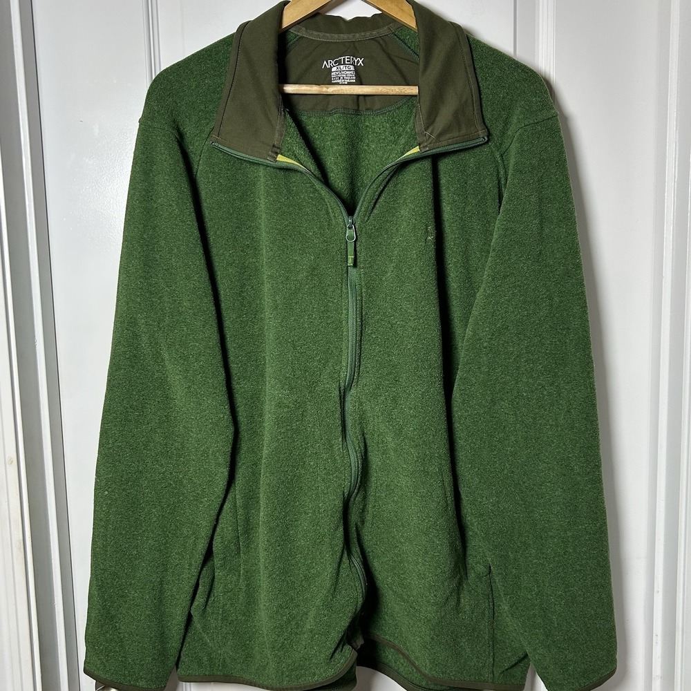 Arc'teryx Green Covert Fleece Polartec Full Zip‎ Jacket Gorpcore Dad Core Style